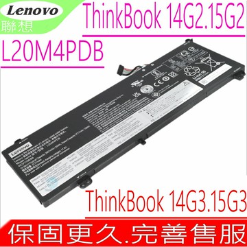 LENOVO L20M4PDB 電池(原裝)聯想 ThinkBook 14 G2ITL 15 G2ITL 14 G3ACL 15 G3ACL 14S Yoga L20C4PDB L20L4PDB L19C4PDB L19M4PDB