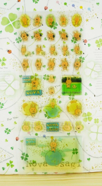 【震撼精品百貨】粉兔_NOVA Usagi~透明造型貼紙-足球