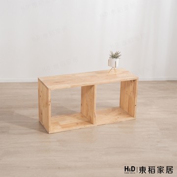 【H&D東稻家居】自然木語-原木榻榻米窄架(S)(榻榻米可用配件)/DIY自行組裝