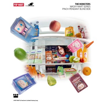 POP MART 泡泡瑪特 THE MONSTERS怪味便利店系列 捏捏掛件盲盒