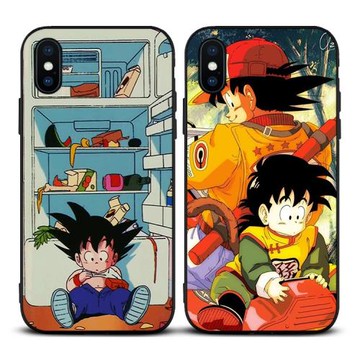 孫悟空七龍珠iPhone8手機殼XS MAX適用13掛繩11磨砂7PLUS童年回憶