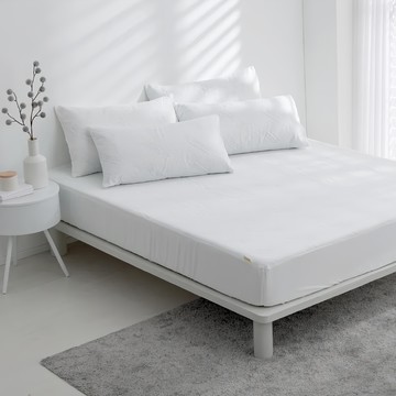 Crocodile 鱷魚 天絲針織透氣3M濕排汗防水保潔墊 加大款  淨白