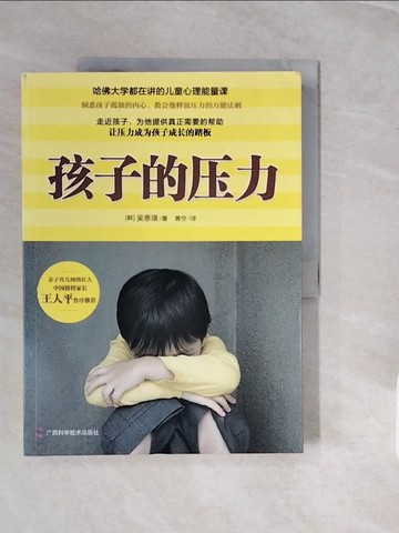【書寶二手書T8／親子_ZPB】孩子的壓力_簡體_吳恩瑛
