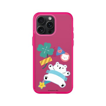 iPhone 15 Pro Max Clear 粉漾桃 - 白白日記 Darylhochi - 被黏住了