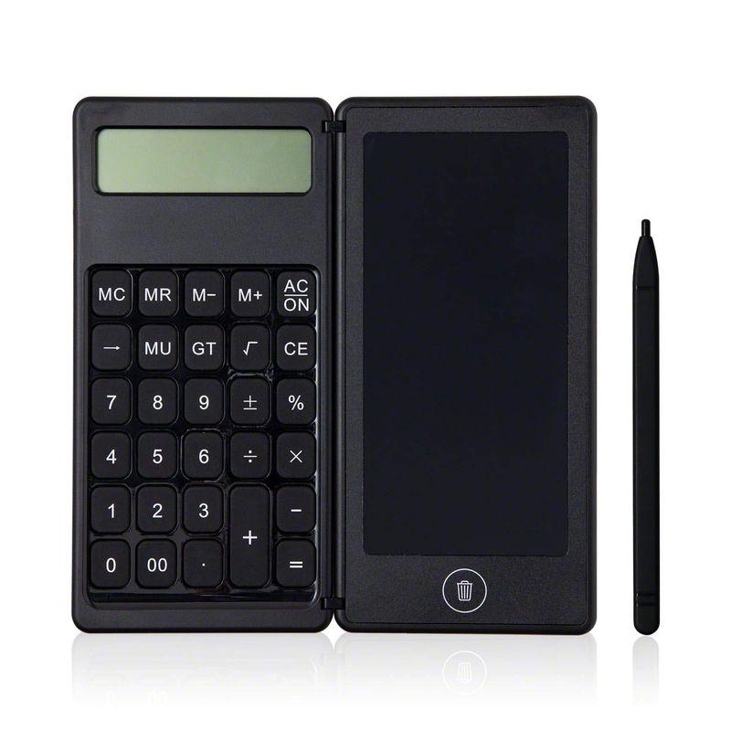 Qurra(BUREW K-mo book mini) メモパッド 電卓付き デジタルメモ 折りたたみ 軽量 コンパクト デジタル メモ帳