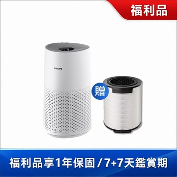 ★官方福利品 送1年份濾網★飛利浦奈米級抗敏空氣清淨機(AC1711/80)-適用14坪