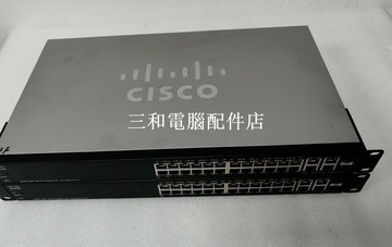 【三和電腦配件店】CISCO  思科  SG300-28PP  全千兆SFO光電復用口，高級管理交換機，公司搬遷下架，暴