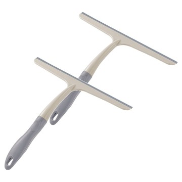 AHOYE T型360度可旋轉玻璃刮水器  灰白色  2支