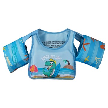 vanibaby 背心式浮力衣  藍色恐龍  1個  恐龍 藍色  25 x 17 x 26cm