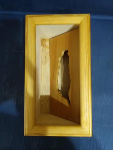 台灣檜木 面紙盒