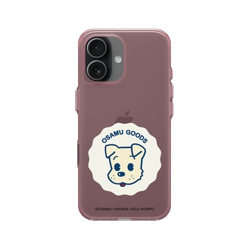 iPhone 17 Clear (相機按鈕) 晶醺玫 - OSAMU GOODS - 經典復古系列-Dog