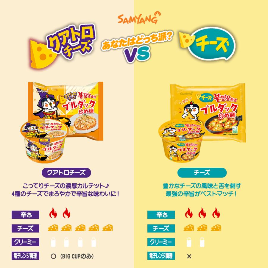 ブルダック炒め麺＆三養ラーメン 選べる 6袋セット