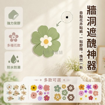 台灣出貨✨ 牆壁修補貼 遮醜補洞貼紙 自黏裝飾畫 客廳浴室牆面貼 30x30cm 強力背膠