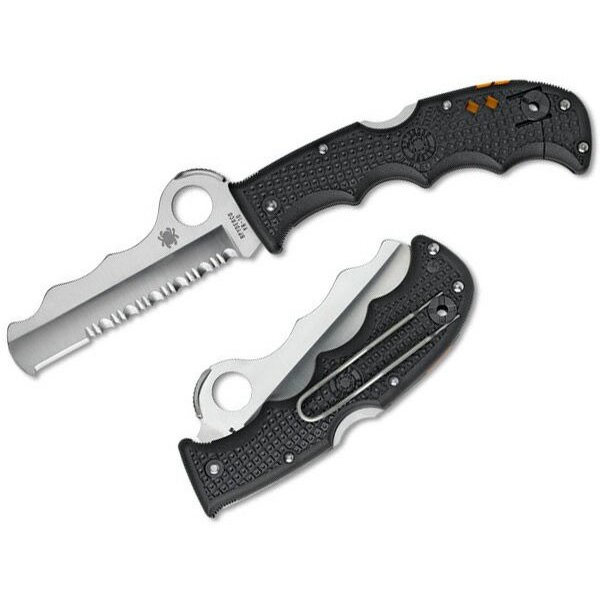 Spyderco スパイダルコ アシストレスキュー 笛付 ガラス割突起付［MU-2285］