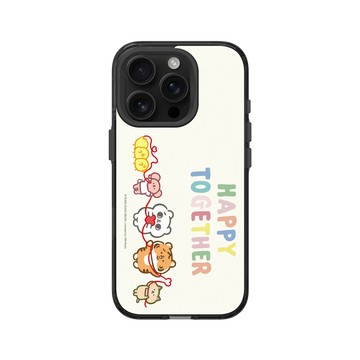 iPhone 16 Pro Clear (相機按鈕) 酷墨灰 - 爽爽貓 Song Song Meow by SECOND - Happy Together