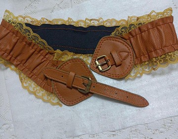 英國Vintage 維多利亞風 腰帶