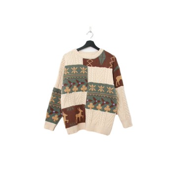 Back to Green-復古毛衣 麻花立體 聖誕風 ws-54 vintage sweater