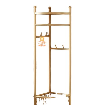 轉角衣帽架家用室內衣架落地臥室簡易拐角輕奢晾衣架網紅掛衣架[DD280208]