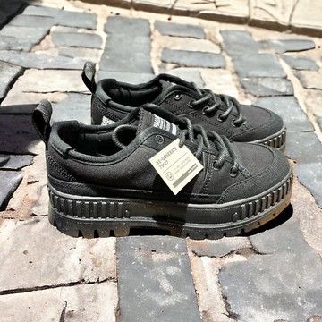 PALLADIUM RE GENERATE 經典厚底帆布鞋 79127 全黑