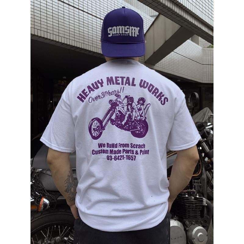 SHOP SAMS サムズ 『 HEAVY METAL WORKS 』REPRINT TEE ポケット T  
