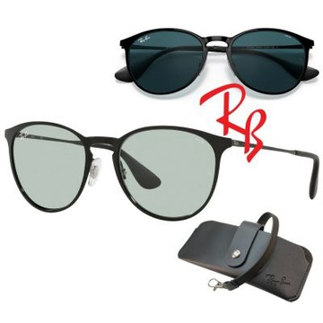 RayBan 雷朋 全日配戴EVOLVE變色太陽眼鏡 RB3539 002/Q5 黑框變色鏡片 公司貨(贈RAYBAN眼鏡掛袋)