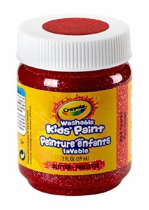 クレヨラ アメリカ 海外輸入 Crayola Washable Kids Paint, oz, Red Sparks