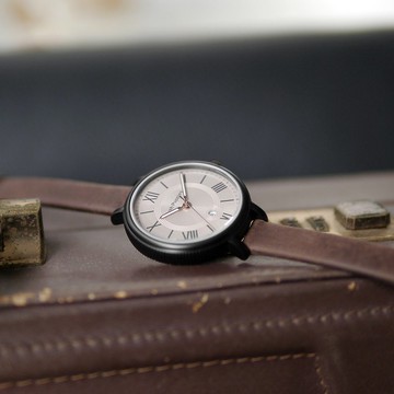 Hush Puppies 復刻羅馬休閒女錶(HP3900)-玫瑰金