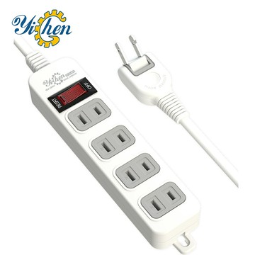 【YiChen】1切4座2P安全延長線 | 214AS系列