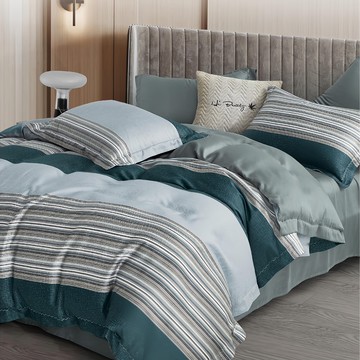 Prawear 巴麗維亞 60支100%天絲4件式兩用被床包組  雙人  斯南