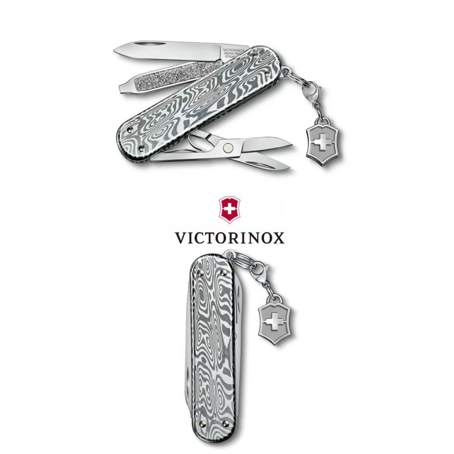 ビクトリノックス ナイフ ダマスカス クラシックブリリアント VICTORINOX 万能ナイフ 十徳ナイフ 小型 マルチツール 折りたたみ 0.6221.34 OTTD