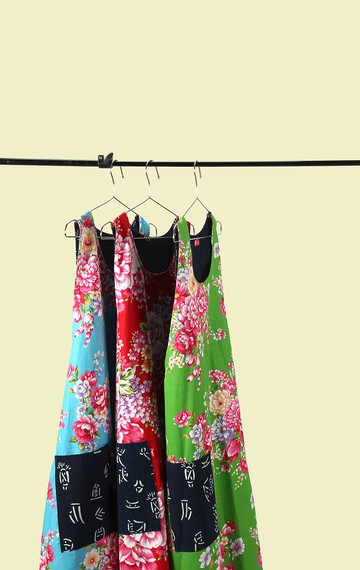 【不要叫我客家花布】兩穿式洋裝圍裙