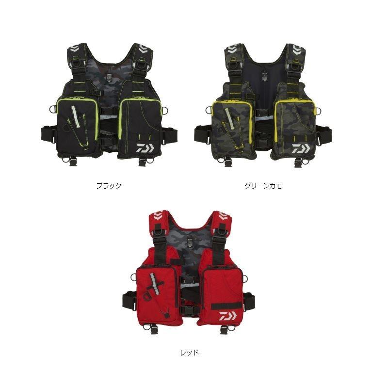 ダイワ DF-6406 ライトフロートゲームベスト グリーンカモ