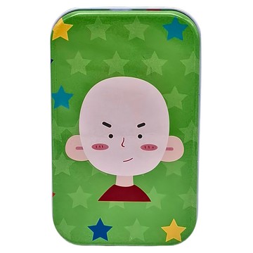 娃娃國 磁性創意鐵盒-表情男孩 3歲以上 木質磁鐵玩具  1組  表情男孩 綠色