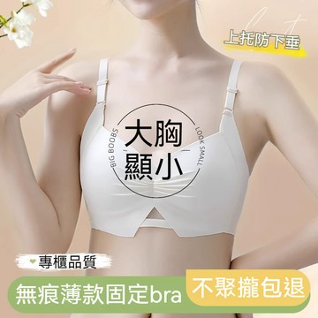 ✨台灣免運✨全罩杯無痕内衣 大胸顯小 薄款調整型内衣 聚攏收副乳防下垂内衣 無鋼圈内衣 輕薄内衣 透氣内衣 冰絲内衣