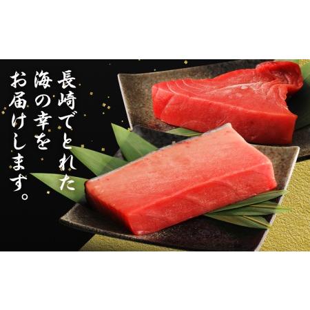 ふるさと納税 長崎県産 本マグロ2種盛り「中トロ・赤身」約550g 長崎県時津町