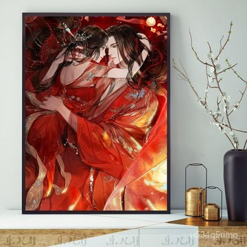💎鑽石貼畫 手工鑽石畫 益智玩具 DIY立體鑽貼畫 相框畫 遇見逆水寒古風十字繡新款自己繡手工綫繡簡約鑽石畵滿鑽貼鑽畵
