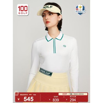 RyderCup萊德杯高爾夫服裝女秋季長袖T恤時尚運動舒適Polo衫