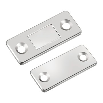 蕉蕉購物 不鏽鋼磁力門吸3個 強力磁吸 隱形設計 附螺絲黏膠  1組