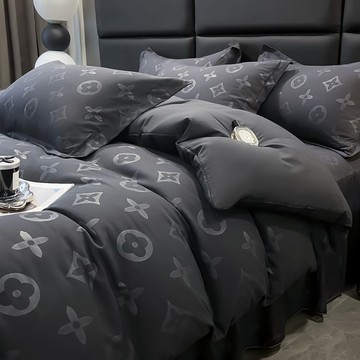 床裙款四件套被套磨毛棉被罩耐臟防滑床笠學生女宿舍可水洗三件套