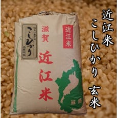 令和5年産新米　近江米こしひかり30kg(玄米)　米粉200g付き