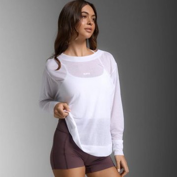 【2XU】ReLight Long Sleeve 女士 乾爽輕盈舒適機能長袖上衣 | 白