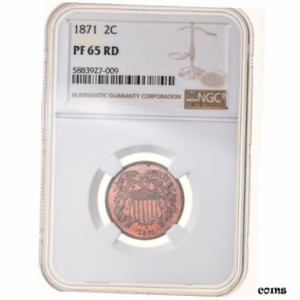 Coin, United States, Cents, 1871, Philadelphia, Proof, NGC, PR65RD