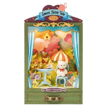 Rolife 秘密花園 劇場組裝小屋 小熊甜茶 DS024  1個