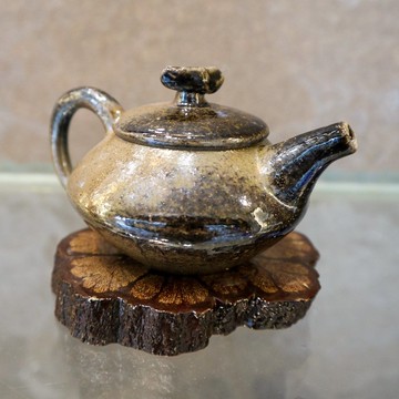 墨山如夜 手工柴燒壺