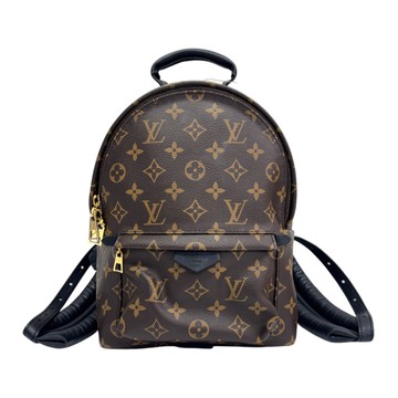 LOUIS VUITTON LV 路易威登 棕色 原花帆布 Palm Springs PM 後背包 M41560 【二手名牌BRAND OFF】