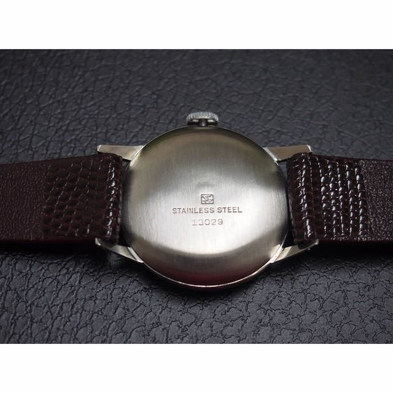 【デッドストック】 セイコー 手巻き スモセコ 青針 精工舎 デッドストック】 セイコー 手巻き スモセコ 青針 精工舎