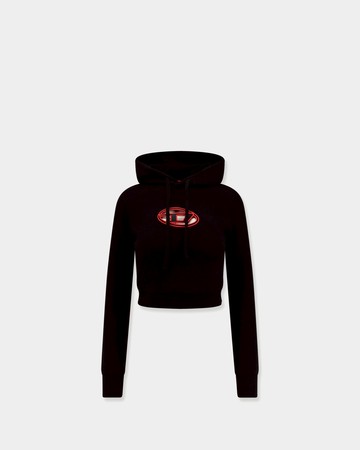 DIESEL D Logo連帽長袖上衣 - XL