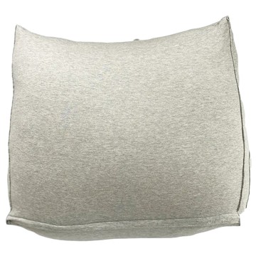 J&N 純棉立體三角靠枕 50 x 25cm 灰色 - 舒適居家必備