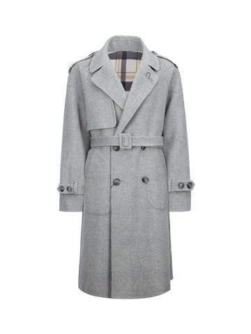 Reversible Wool Trench Coat