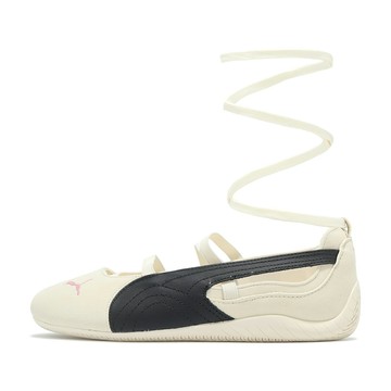 Puma x ROSE 休閒鞋 Speedcat Ballet 女鞋 芭蕾舞鞋 米白 綁帶 聯名 朴彩英